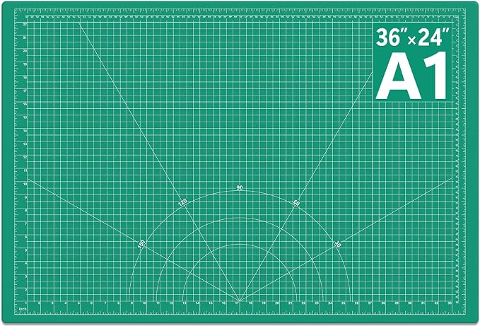 DIYSELF A1 Cutting Mat, 36 x 24 Inch Self Healing Craft Cutting Mat by DIYSELF