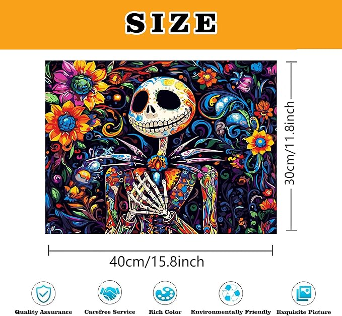 Halloween Jack Paint by Numbers Kit - Image 3