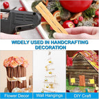 PATIKIL 4 Pcs / 30cm Wood Log Sticks, 0.6-1.2inch in Diameter Natural Driftwood - Image 6