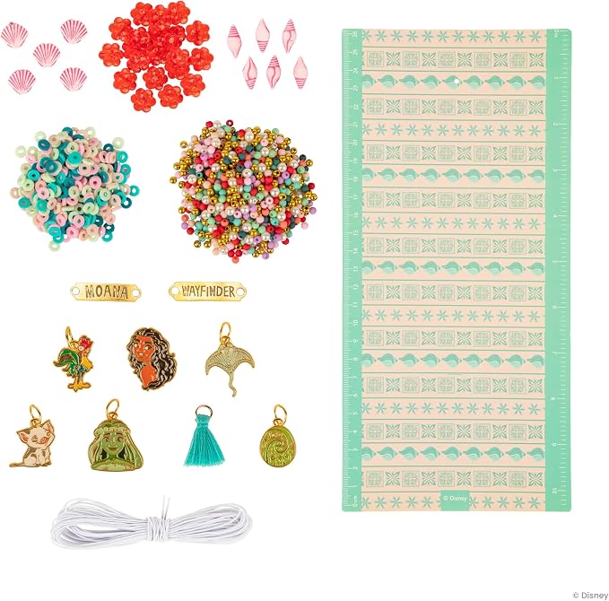 Fashion Angels Disney Moana 2 DIY Bracelet Making Kit | Includes 1, 000+ Beads - Image 3