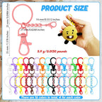 64 Pcs Colorful Swivel Snap Hook - Image 3