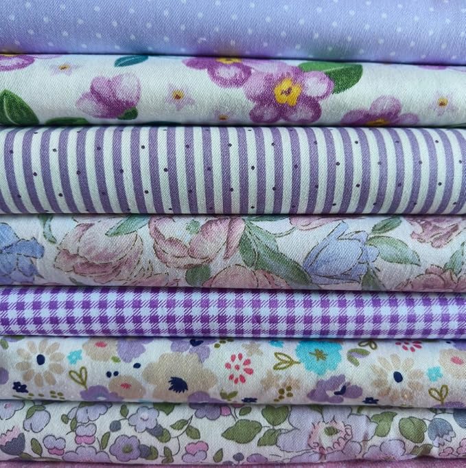 Cotton Fabric DIY Making Supplies Quilting Patchwork Fabric Fat Quarter Bundles by LMAEZNER