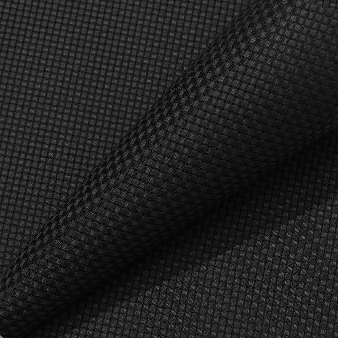 Aida Cloth 9 Count Cross Stitch Fabric, 19×28inch | Black Large Grid, High by Donmon