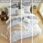LEMIROE Floral Cotton Comforter King Size - Image 6