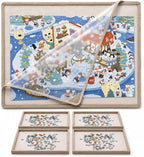 2000 Pieces Puzzle Board, 45.7x30.7 Felt Puzzle Storage Mat | Features a by Buyitnow