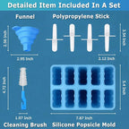 Silicone Popsicle Molds 10-cavity, DIY Ice Pop Mold - Image 6