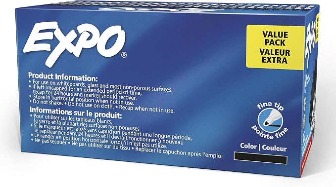 EXPO Dry Erase Markers, Low Odor Ink, Fine Tip, Back to School, Teacher Supplies - Image 11