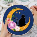 Louise Maelys Cat Moon Embroidery Kit - Image 4