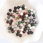 350pcs 4mm Natural Stone Beads Crystal Bracelet Jewelry Making Kit | - Image 4