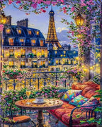 Mrnsiet Paint by Numbers Kit for Adults Beginners, City View Art Adult Paint by by Mrnsiet