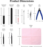 Mandala Crafts 13 PCS Plastic Model Tools Sets - Image 2