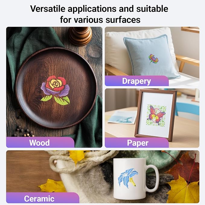 Flower Stencils for Painting - Image 3