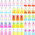 Augshy 64 Pcs Gradient Gummy Bear Resin Charms by Augshy