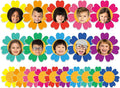 gisgfim 80Pcs Colorful Flower Cutouts Back to School Decorations Bulletin Board by gisgfim