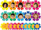 gisgfim 80Pcs Colorful Flower Cutouts Back to School Decorations Bulletin Board by gisgfim