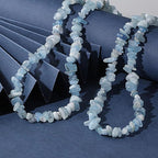 Crystal Chips with Holes for Jewelery Making 5mm-8mm Natural Gemstone Beads - Image 4
