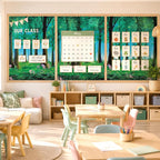 Forest Bulletin Board Roll Non-Woven Fabric Poster 16in X 20ft | Back to School - Image 7