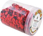 Mandala Crafts 6mm Cup Round Red Sequins - Image 4