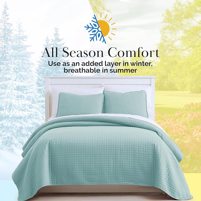 Southshore Fine Living, Inc. Twin Quilt Bedding Set, Soft Microfiber Coverlet - Image 9