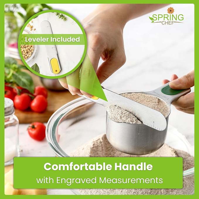 Spring Chef Magnetic Measuring Cups & Spoons Set of 9 - Image 5