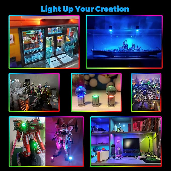 SUZEYAR 10 pcs Miniature Led Lights, Tiny Lights - Image 6