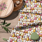 Vintage Sewing Notions Patchwork Cotton Fabric Panel 61 x 36.6 Inches, Buttons - Image 8