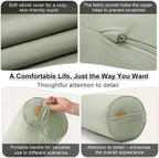 Body Pillow for Adults, Long Round Pillow, Big Cylindrical Pillow, Large Full - Image 5