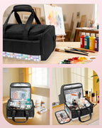 Marscamd Acrylic Paint Organizer Holds 60 Bottles, Acrylic Paint Storage Bag - Image 5