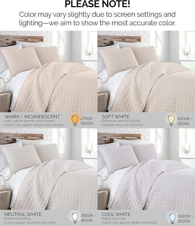 Southshore Fine Living, Inc. Quilted Summer Comforter, Queen Size Bedding Set - Image 4