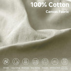 Simple&Opulence 100% Cotton Canvas Fabric 10oz. 59 Inch by The Yard, Nature - Image 2