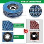 14pcs Wood Carving Disc Set for 4 in 4.5 in Angle Grinder | For Quick Rough - Image 6