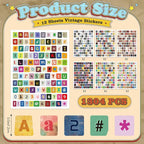 1304Pcs Magazine Letter Stickers - Image 2