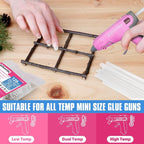 EZUVITA 120-Pack Mini Size Hot Glue Sticks, 0.27” Dia x 8” Long | Clear - Image 5