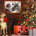 AREOPNMG Christmas Santa Claus Paint by Numbers Kit - Image 4