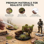 Golden Maple Miniature Terrain Basing Set, Static Grass & Scenery Flocks Kit - Image 8
