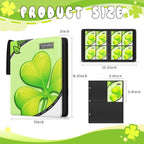 Trading Card Binder 4 Pocket, Card Binder 400 Pockels Card Book Holder Cards - Image 2