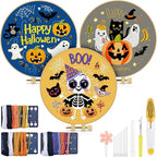 TINDTOP Halloween Embroidery Kit by TINDTOP