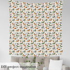 Cartoon Dachshund Fabric by The Yard, Lovely Puppy Dog Soft Flannel Polyester - Image 4