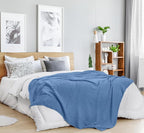 Utopia Bedding 100% Cotton Waffle Weave Blanket Twin Size - Image 6