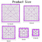 8 Quilting Rulers | Quilting Templates, Quilting Squares, Quilting Rulers and - Image 4