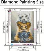 GXGLLPZBY DIY Tiger Animal Diamond Painting Kits, 5D Diamond Art - Image 7