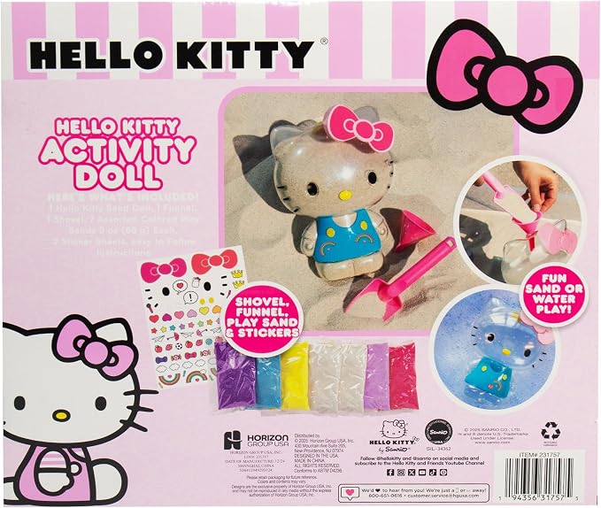 Hello Kitty Activity Doll, Reusable Hello Kitty Toys, Fill - Image 10