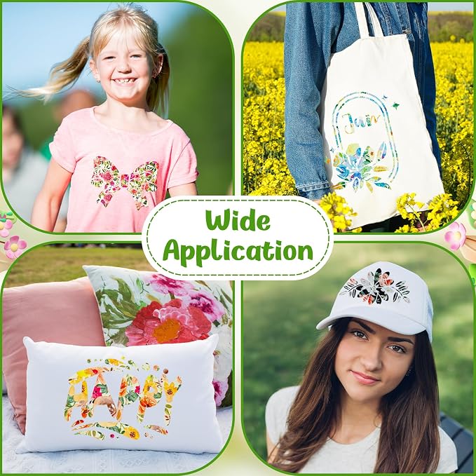 HTVRONT Floral Heat Transfer Vinyl - Image 5
