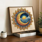 200 Pieces Sun and Moon Wooden Puzzles - Image 2