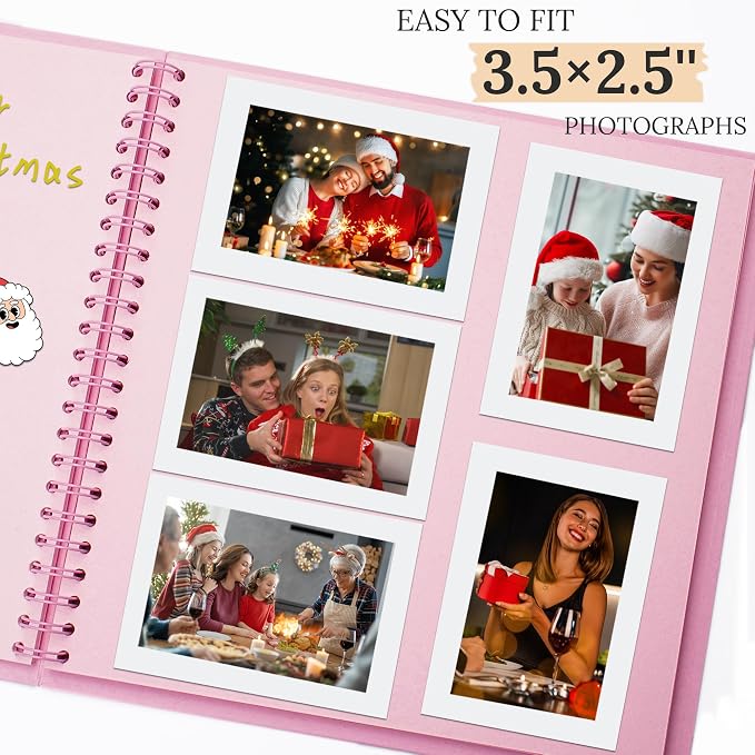 Scrapbook 8x8 Inch DIY Scrapbook Album Hardcover Kraft Paper 40 pages/20 sheets - Image 4