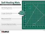 Dahle Vantage 10471 Premium Self-Healing Cutting Mat, 1/2" Grid, 5 Layers - Image 4