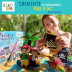 Pirates Pre-Cut Fun Kids Sewing Kit - Image 2