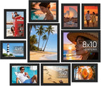 upsimples 10 Pack Picture Frames Collage Wall Decor by upsimples