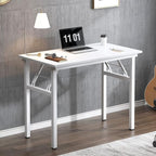 Need Small Folding Computer Desk, 31.5 Inch Writing Table, Sturdy Foldable Desk - Image 4
