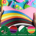 Morcheiong 12 Pcs Self Adhesive Felt Sheet Soft Felt Sheets - Image 3